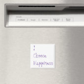 Paars die ik kies geluk magneet (Insitu (Vaatwasser))