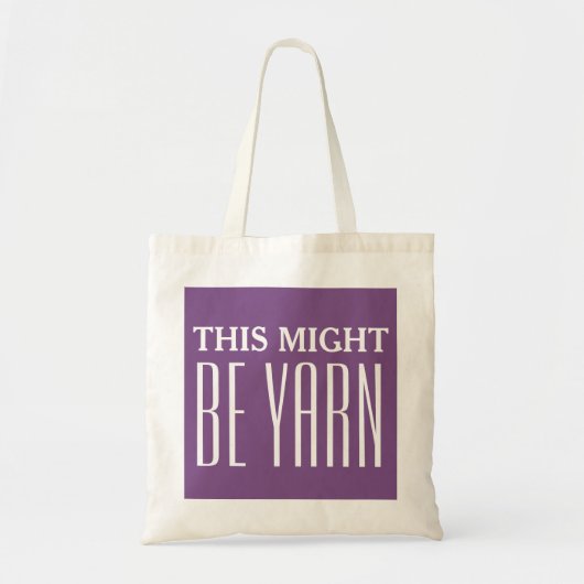Paars dit kan een scharn zijn tote bag (Voorkant)