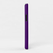 Paars Donkerpaars Papier Bedrijf Case-Mate iPhone Case (Achterkant/rechts)