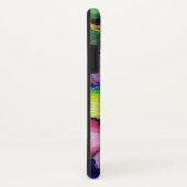 Paars Doodle Abstract iPhone Hoesje (Achterkant / rechts)