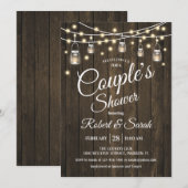 Paars douche - Rustic Wood Kaart (Voorkant / Achterkant)