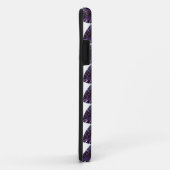 Paars driehoekspatroon Case-Mate iPhone case (Achterkant/rechts)