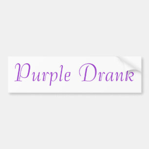 Paars Drink Bumpersticker