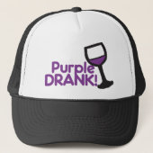Paars Drink Trucker Pet (Voorkant)