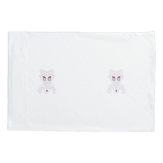 Paars, druiven, honingbloem, decoratief kussensloop (Achterkant)