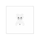 Paars, druiven, honingbloem, decoratief rubberstempel (Afrduk)