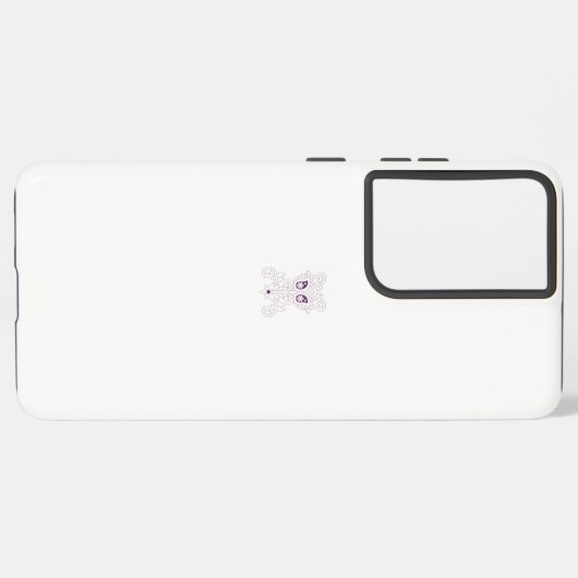 Paars, druiven, honingbloem, decoratief samsung galaxy hoesje (Linkerkant)