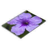 Paars Dwarf Mexican Petunia Notitieboek (Linkerzijde)