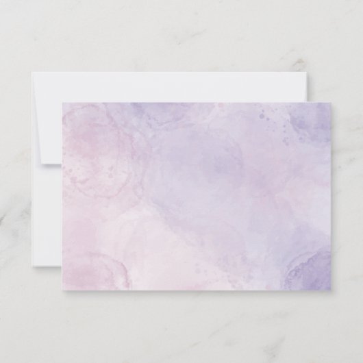 Paars een beetje wilde bloem is onderweg, bedankt (Achterkant)