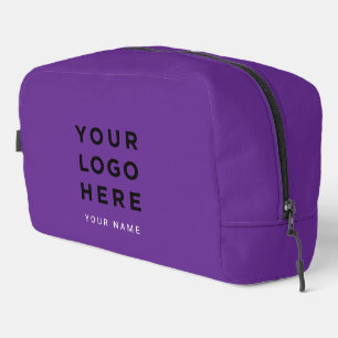 Paars Eenvoudig Zakelijk Logo Naam Instagram Reize Toilettasje