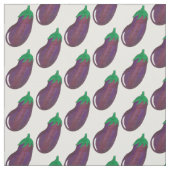 Paars Eggplant Veggie Vegetable Veg Stof (Swatch)