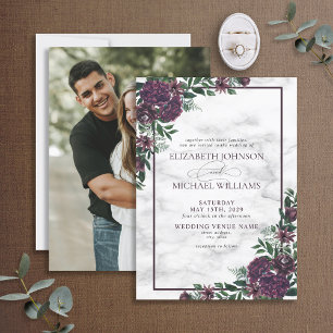 Paars Emerald Green Waterverf Marble Foto Kaart