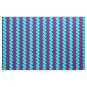 Paars en Aqua Herringbone Stof (Fat Quarter)