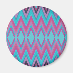 Paars en Aqua Stammen Magneet