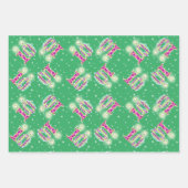 Paars en blauw 10e Birthday Wrapping Paper (Voorkant 2)