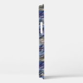 paars en blauw abstract Case-Mate iPhone case (Achterkant / Rechts)
