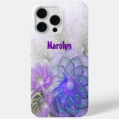 Paars en blauw Abstract trapsontwerp Case-Mate iPhone Case (Achterkant)