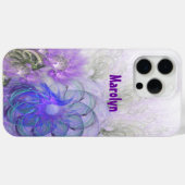 Paars en blauw Abstract trapsontwerp Case-Mate iPhone Case (Achterkant (horizontaal))