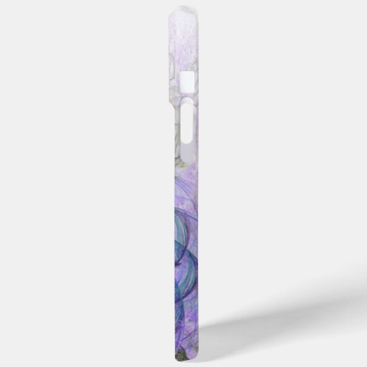 Paars en blauw Abstract trapsontwerp Case-Mate iPhone Case (Achterkant / Links)