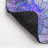 Paars en blauw Abstract trapsontwerp Muismat (Hoek)