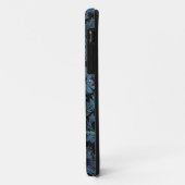Paars en blauw Damaspatroon Case-Mate iPhone Case (Achterkant/links)