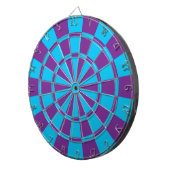Paars en blauw dartbord (Voorkant Rechts)