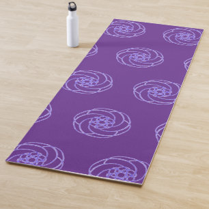 Paars en Blauw Eenvoudig Modern Yogamat