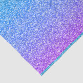 Paars en blauw faux glitter en sparkles tissuepapier (Detail)