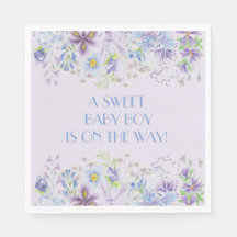 Paars en blauw flessenbord van Napkin