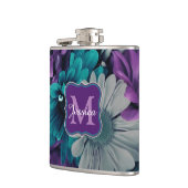 Paars en blauw kleuter op maat heupfles (Links)