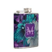 Paars en blauw kleuter op maat heupfles (Rechts)