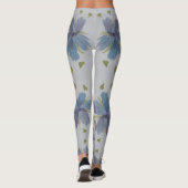 Paars en blauw leggings (Achterkant)