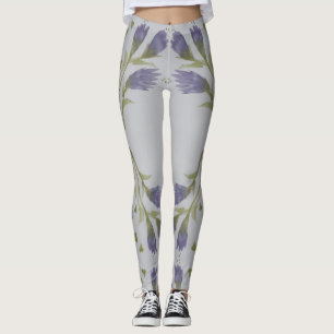 Paars en blauw leggings