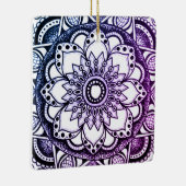 Paars en blauw Mandala Art Ornament (Rechts)