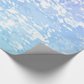 Paars en blauw omberpapier cadeaupapier (Hoek)