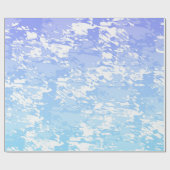 Paars en blauw omberpapier cadeaupapier (Vlak)