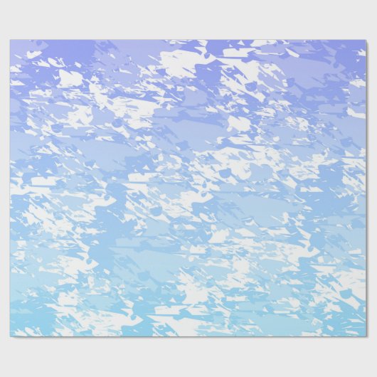 Paars en blauw omberpapier cadeaupapier (Vlak)