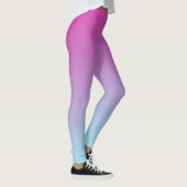  Paars en blauw Ombre Leggings (Rechts)