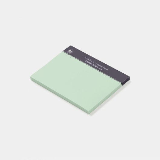 Paars en blauw Ouderen Zorgvuldig Swag Post-i Post-it® Notes (Schuin)
