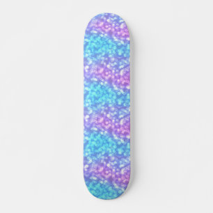 Paars en blauw persoonlijk skateboard