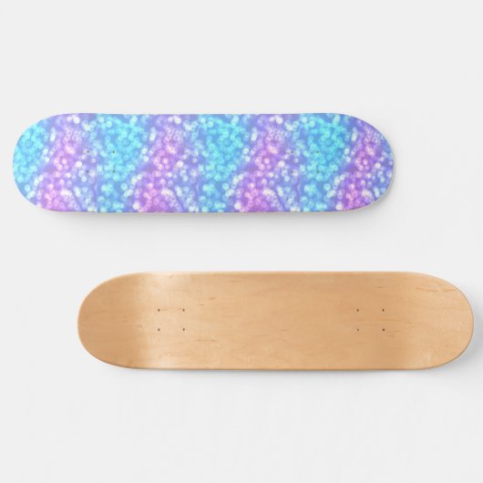 Paars en blauw persoonlijk skateboard (Horizontaal)