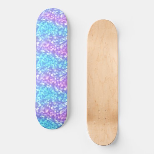 Paars en blauw persoonlijk skateboard (Voorkant)