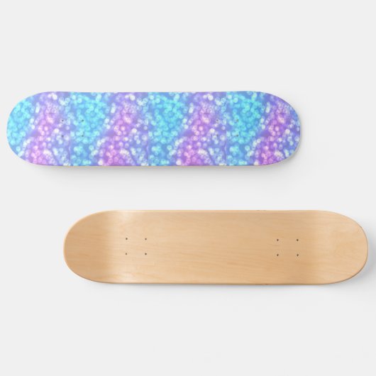 Paars en blauw persoonlijk skateboard (Horizontaal)