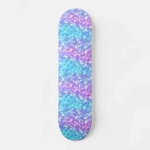 Paars en blauw persoonlijk skateboard
