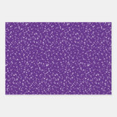 Paars en Blauwgroen 17e Birthday Wrapping Paper (Voorkant 3)