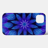 Paars en Blauwgroen Petals Mandala Case-Mate iPhone Case (Achterkant (horizontaal))