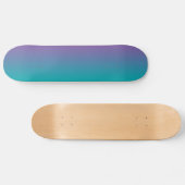 Paars en Blauwgroen Skateboard (Horizontaal)