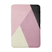 Paars en crème moderne minimale abstracte geometri badmat (Voorkant Verticaal)