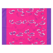 paars en donkerroze decor tafelkleed (Voorkant (Horizontaal))