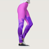 Paars- en frambozenFloral Leggings (Rechts)